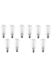 20w E27 Lampholder 10 Pcs Energy Saving Bulb Daylight