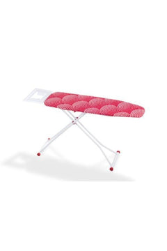 Durable monoblock ironing board with heat-resistant fabric