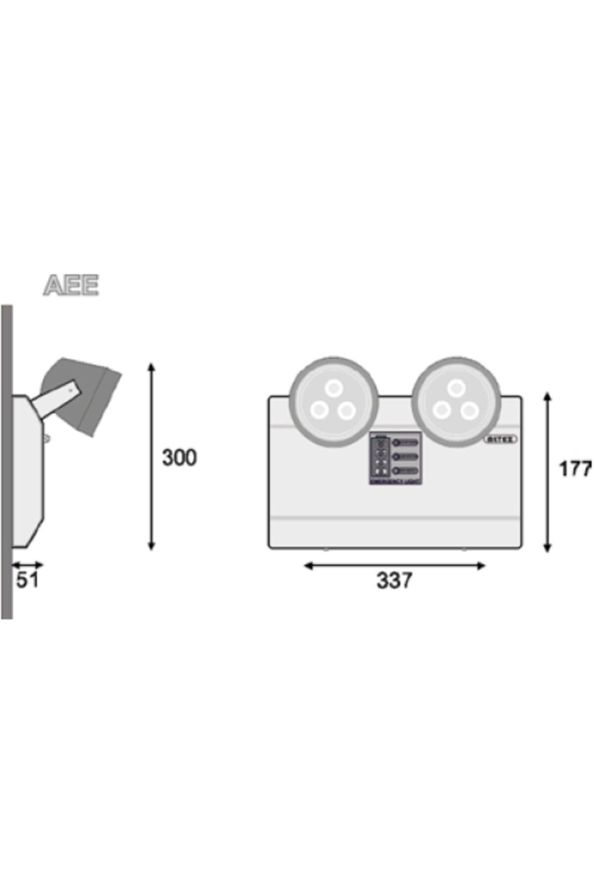 2*18 LED Emergency Lighting Fixture Aee Model