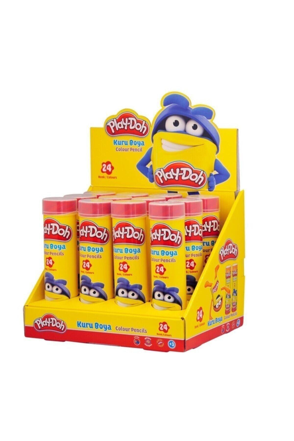 24 Color Crayons Tube