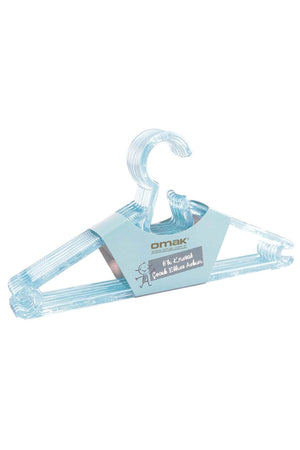 24 Pieces Crystal Child Clothes Hanger Baby Hanger Blue - Swordslife
