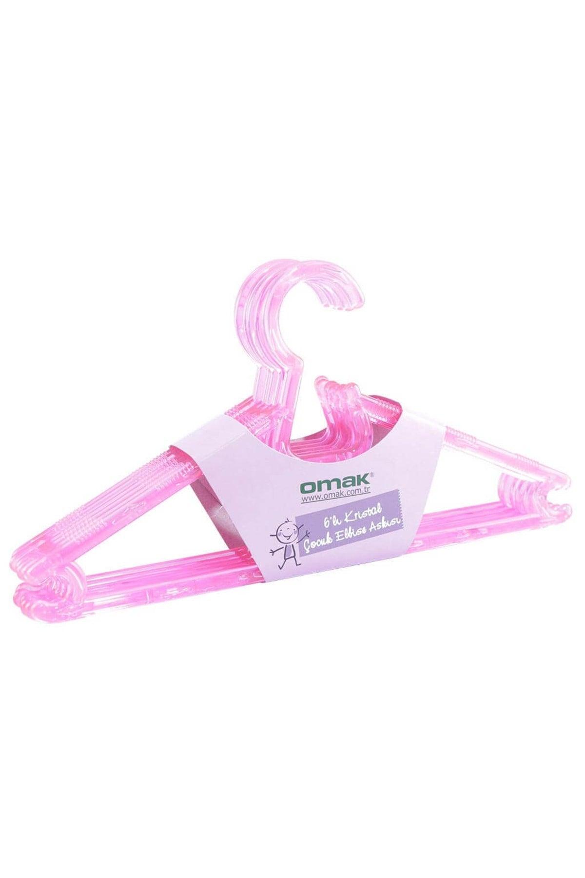24 Pieces Crystal Child Clothes Hanger Baby Hanger Pink - Swordslife