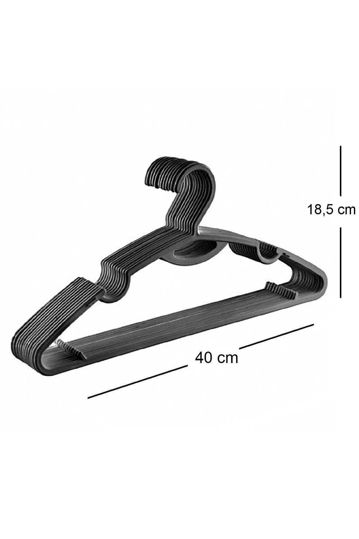 24 Pieces Plastic Hanger - Clothes Shirt Pants