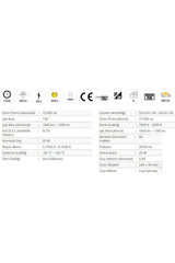 25w Led Panel Fixture Ct-5188 - White