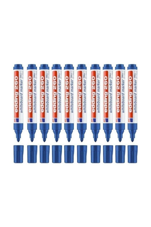 260 Blackboard Pen 10 Pcs Box Blue