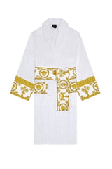 Unisex Bathrobe White - Swordslife