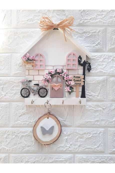 23 X 25 Wooden Mdf Keychain Hanger with Soft Powder Window Dowry Holder - Swordslife