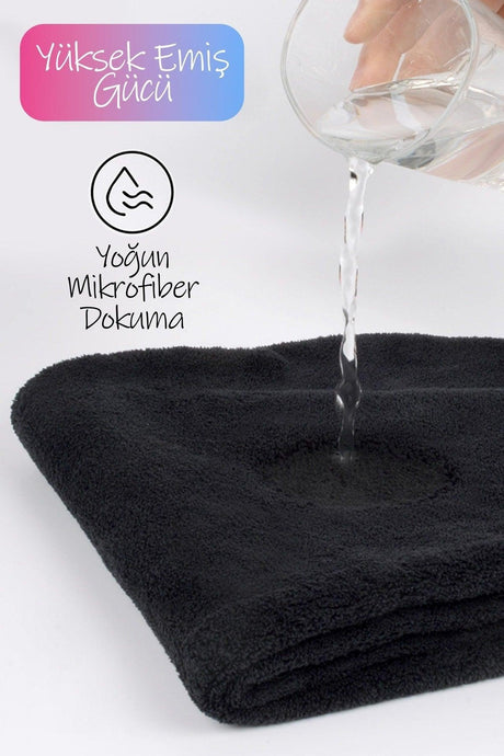 Thick Microfiber Hair Towel Beach Sea Pool Cap Drying Bath Hair Drying Head Towel Turquoise - Swordslife