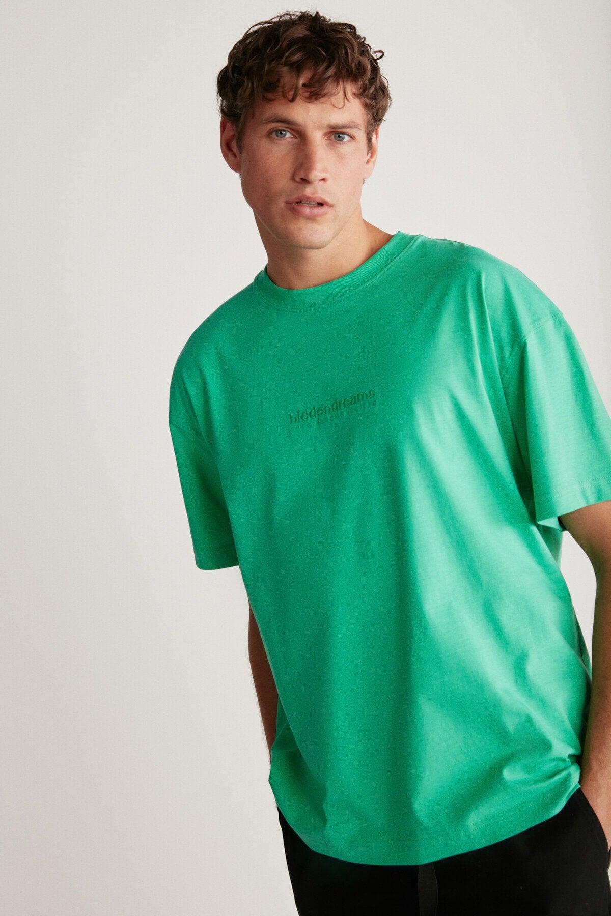 Taylor Oversize Green T-shirt
