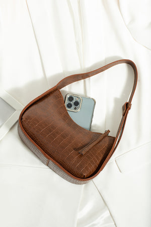 Women'S Crocodile Baguette Bag