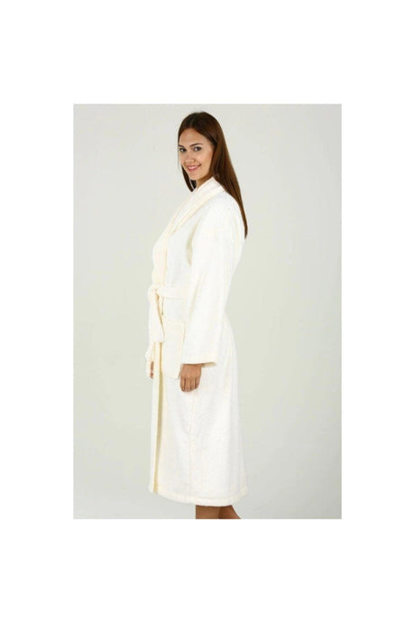 Classic Imperial Salyaka Bathrobe Size Xxxl Cream - Swordslife