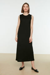 Black Sleeveless Dress Lining TCTSS21UK0034 - Swordslife