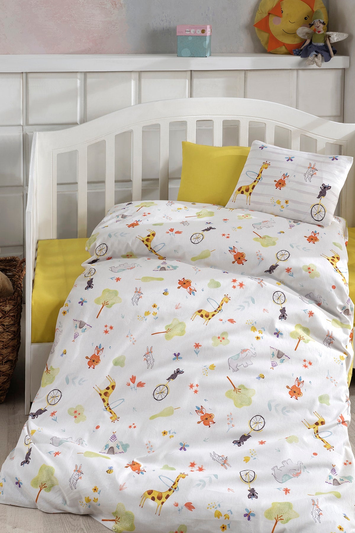 Digital Printed 3D Cotton Baby Duvet Cover Set