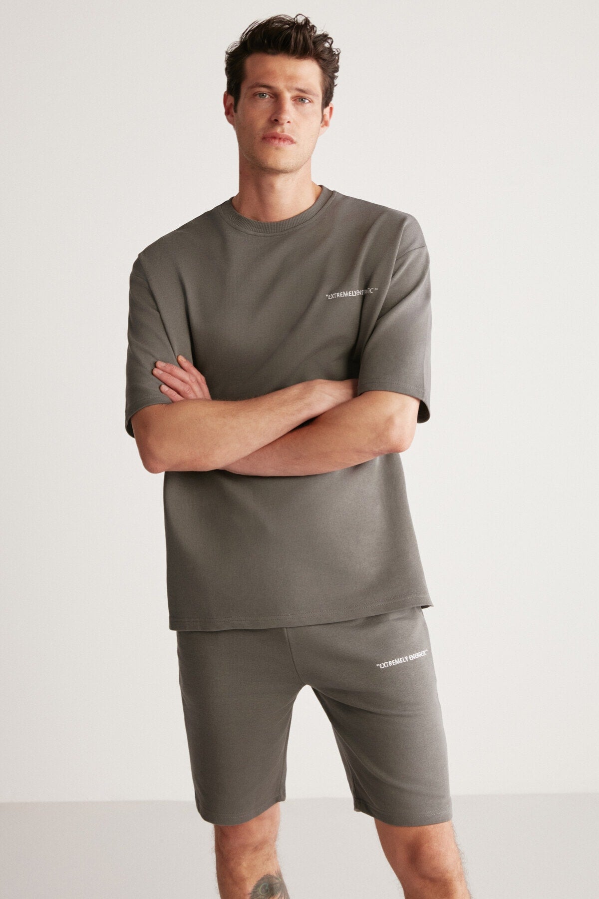 Colombia Relaxed Regular Gray 2-Pack Tracksuit Set