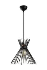 Big Hedgehog Retro Black Color Modern Hall - Kitchen Single Chandelier