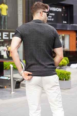 Men'S Anthracite T-Shirt 5684