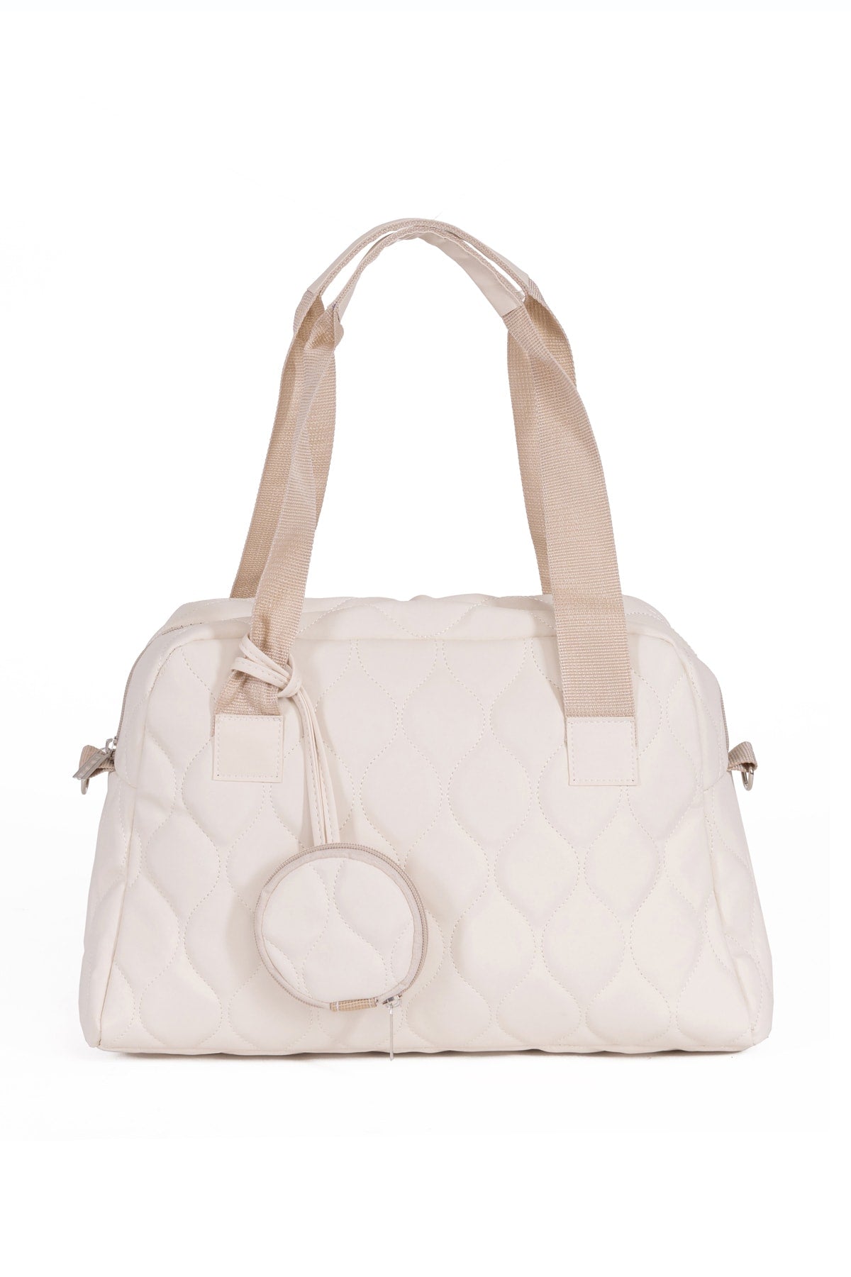 Original Women'S Large Volume Comfort Model Zippered Quilted Wallet Tote Shopper Sleeve Bag