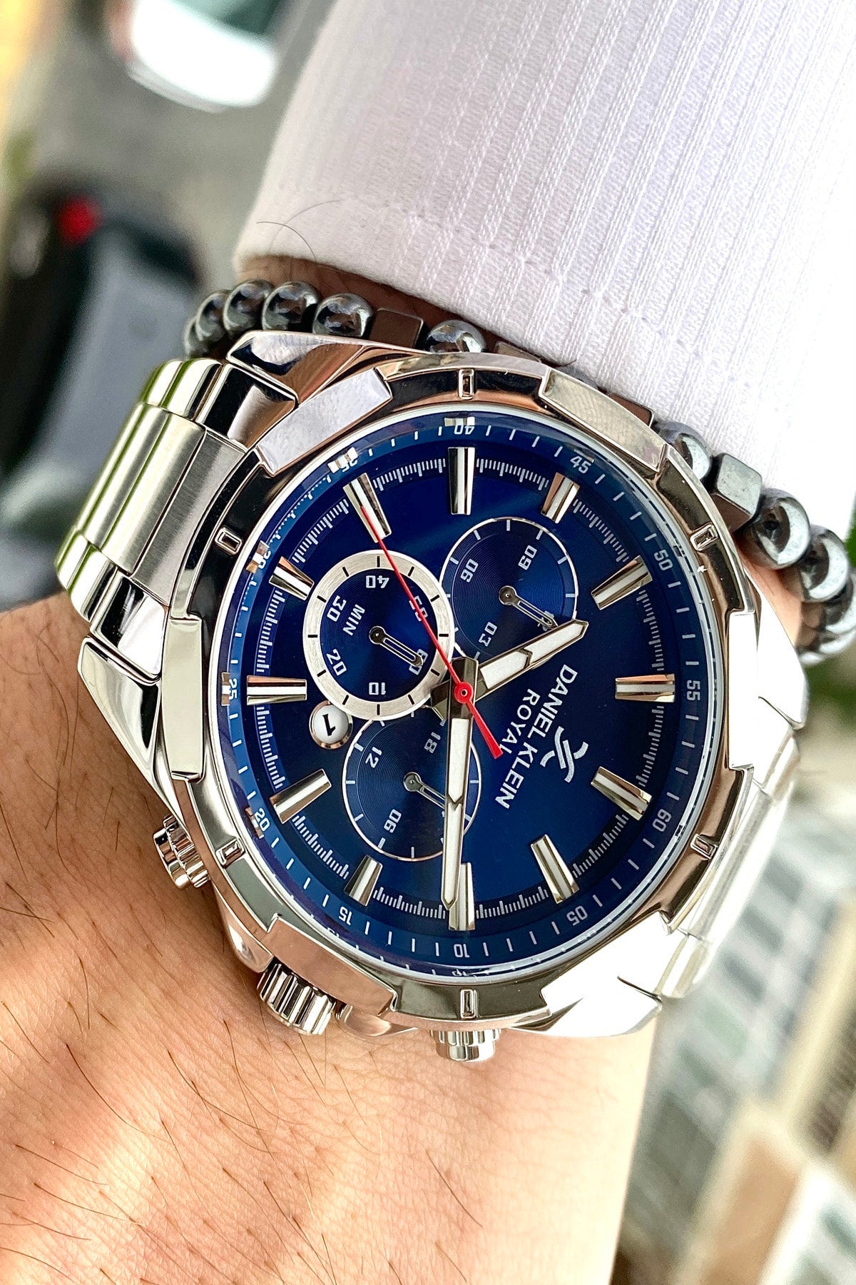 Stainless Steel Band Men'S Wristwatch+3Atm Waterproof