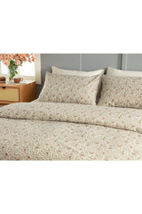 Pure Poppy Easy to Iron Single Duvet Cover Set 160x220 Cm Beige - Swordslife