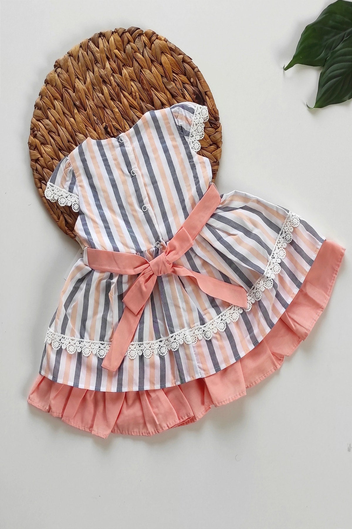 Baby Girl Girl Summer Dress Short Sleeve Lined Baby Suit infant clothing