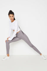 Gray Gatherer Full Length Sports Leggings TWOAW21TA0029 - Swordslife