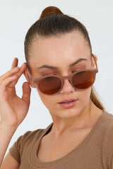 Brown Unisex Sunglasses