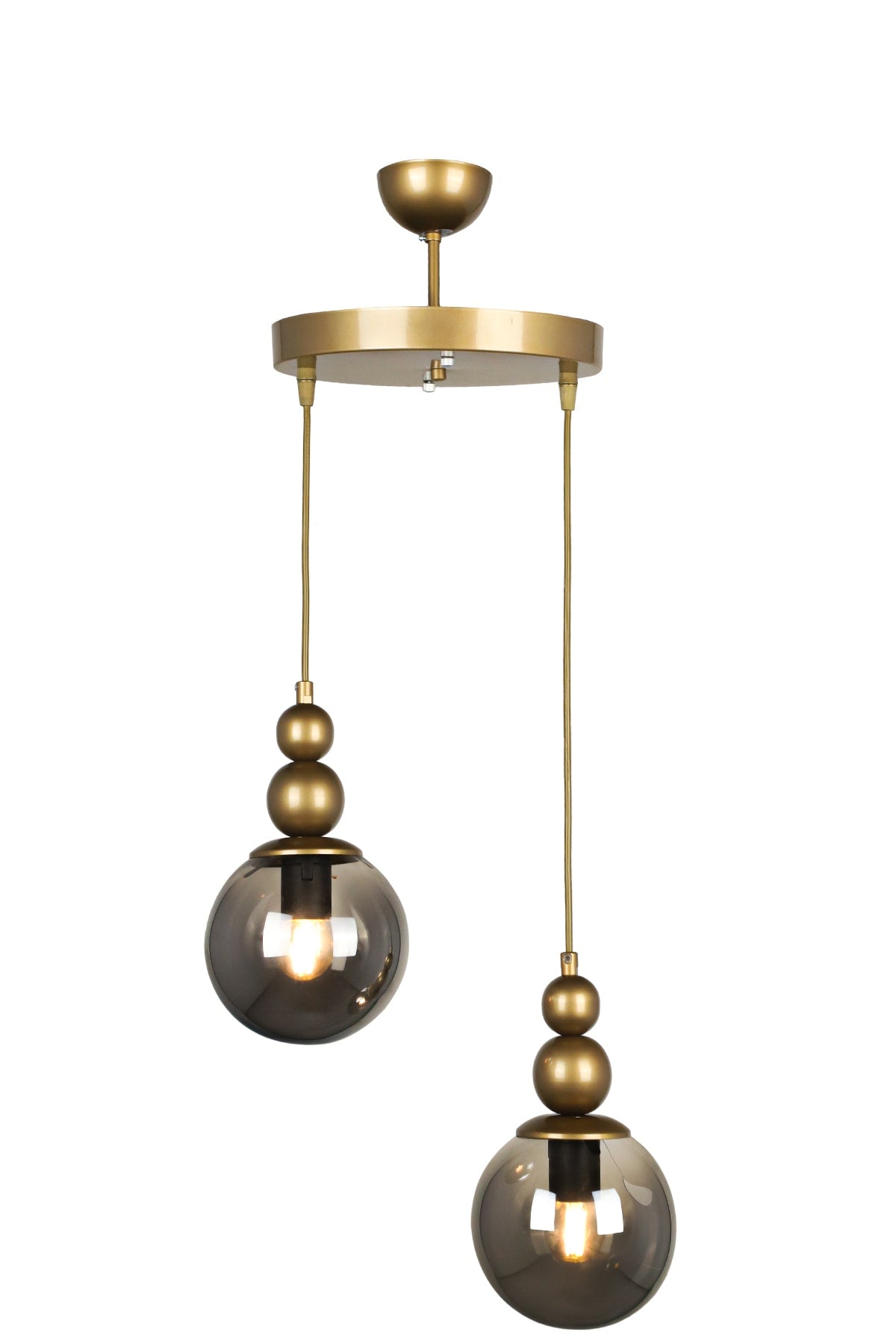Endless 2Nd Chandelier Antiqued Smoked Glass