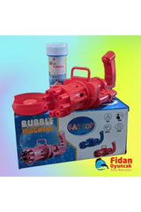 Battery Operated Foam Toy Bubble Foam Machine Gun Bubble Machine 50 ml Bubble Liquid