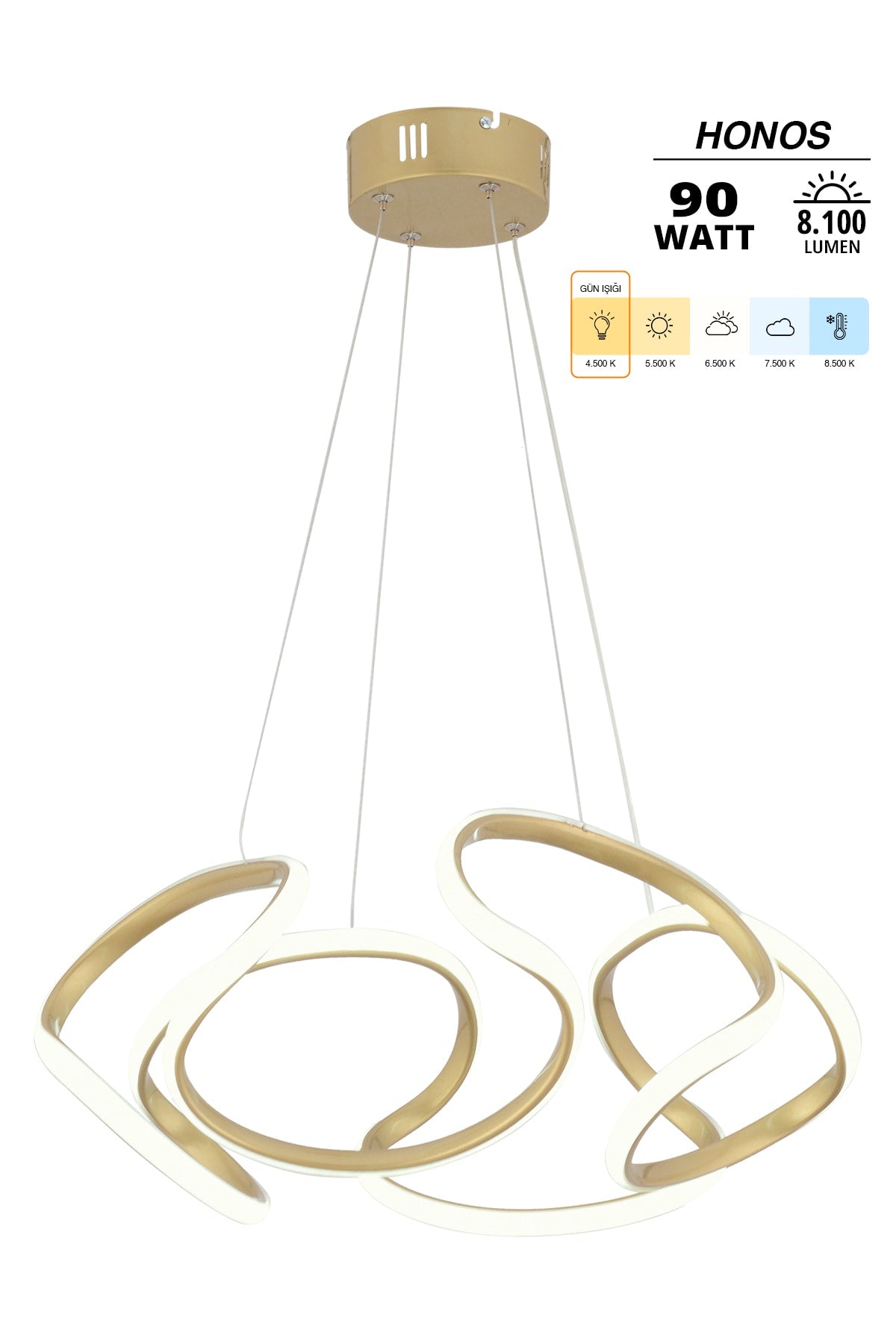 Honos Antique Modern Pendant Lamp Led Chandelier Living Room Kitchen Room Led Chandelier
