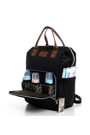 Luxus Schmutzabweisender wasserdichter Thermo-Fach Mutter Baby Pflege Rucksack und 2 Stück 0-3 Monate Body Set