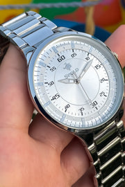 Steel Band Men'S Wristwatch Waterproof+Wristband Gift