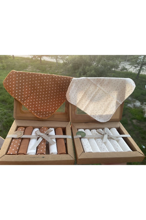 100% Organic Cotton 14Pcs 20X20Cm Soft Tissue Multi-Purpose Newborn Baby Mouth Wiping Cloth Wipes