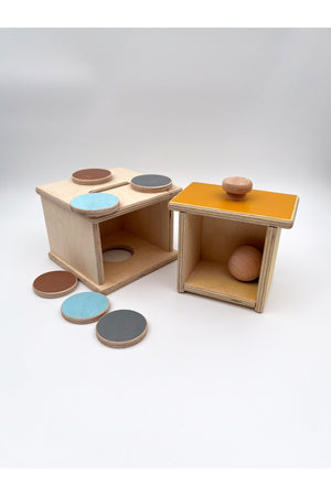 Montessori Ball And Money Box (2In1), Baby Wooden Toys For 1 Year Old, First Learning Toys