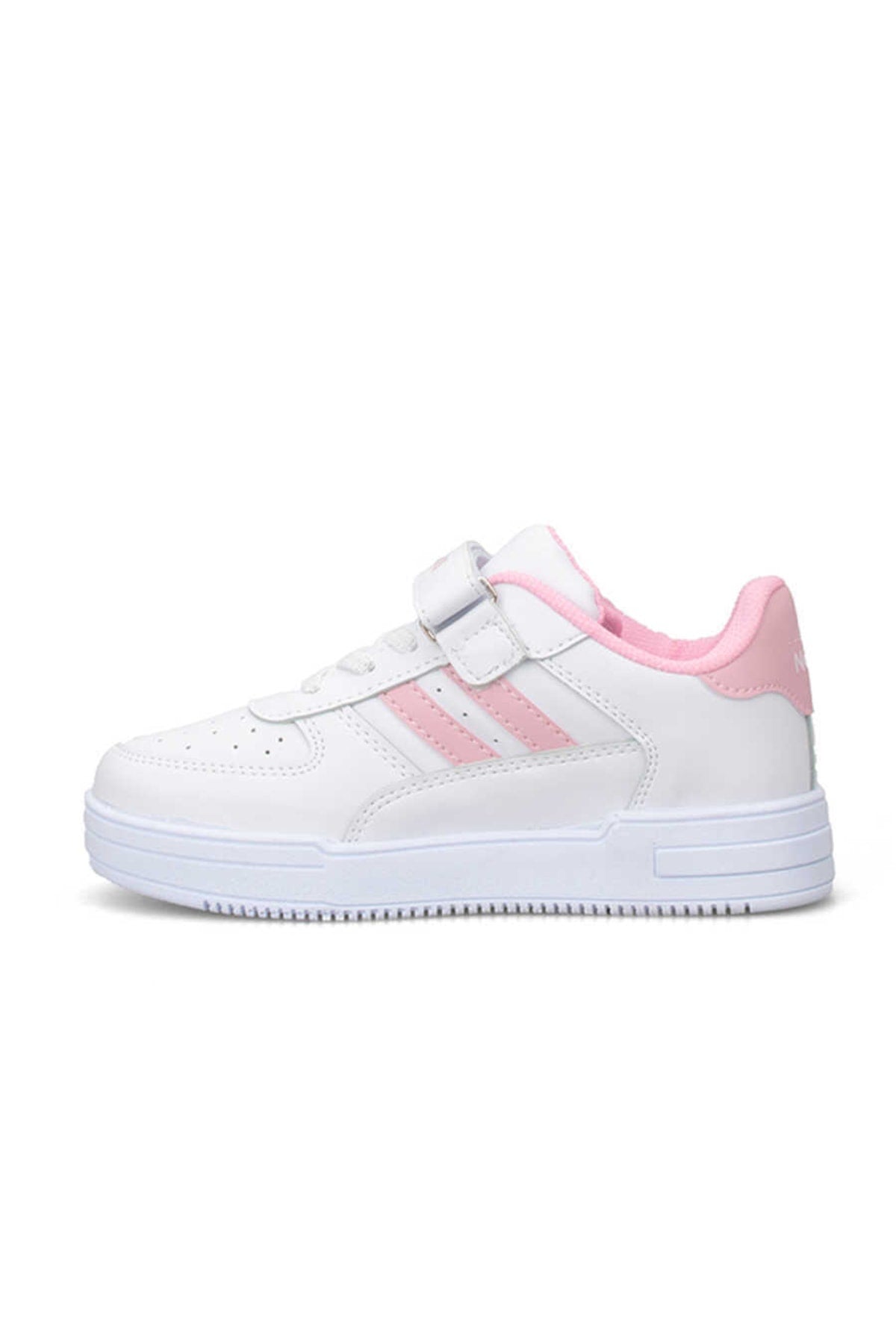 Orthopedic, Velcro, White Pink Color Kids Sports Shoes