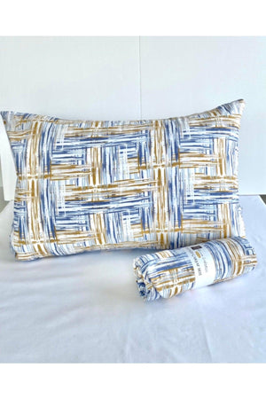 Marble-Elastic Bed Sheet Set Cotton-Pillow Cover Single-Double-Duvet Cover - Swordslife