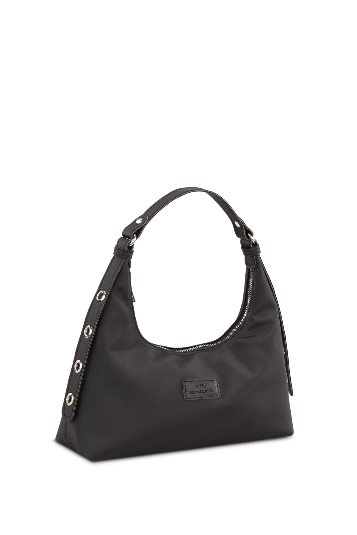 Women'S Black Baguette Bag 205