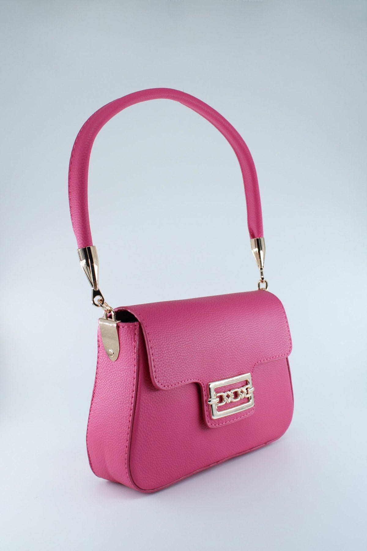 Women'S Textured Magnet Clamshell Lined Hand And Sleeve Bag