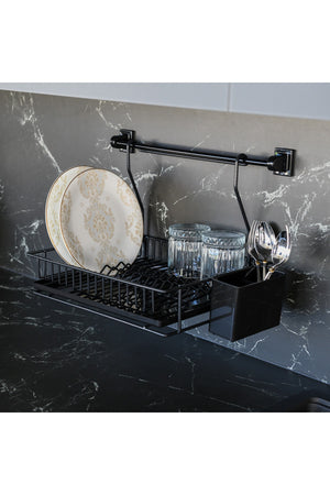 Lifetime Stainless Hanging Dish Rack Black