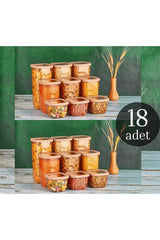 18-pack Vipahmet Beach Storage Container (6x1750ml+6x1200ml+6x550ml)