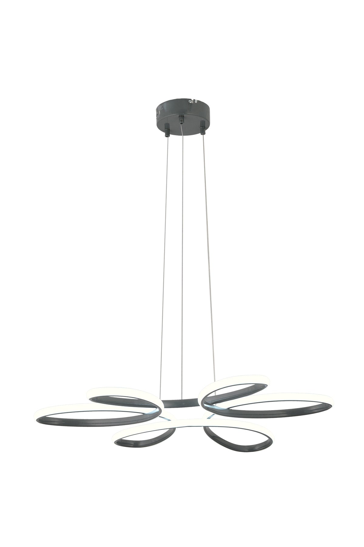 Flora Smoked Moderne Pendelleuchte Led Kronleuchter