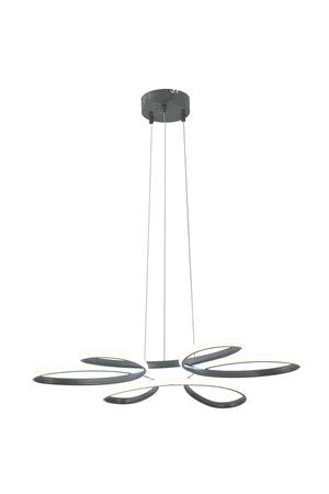 Flora Smoked Moderne Pendelleuchte Led Kronleuchter