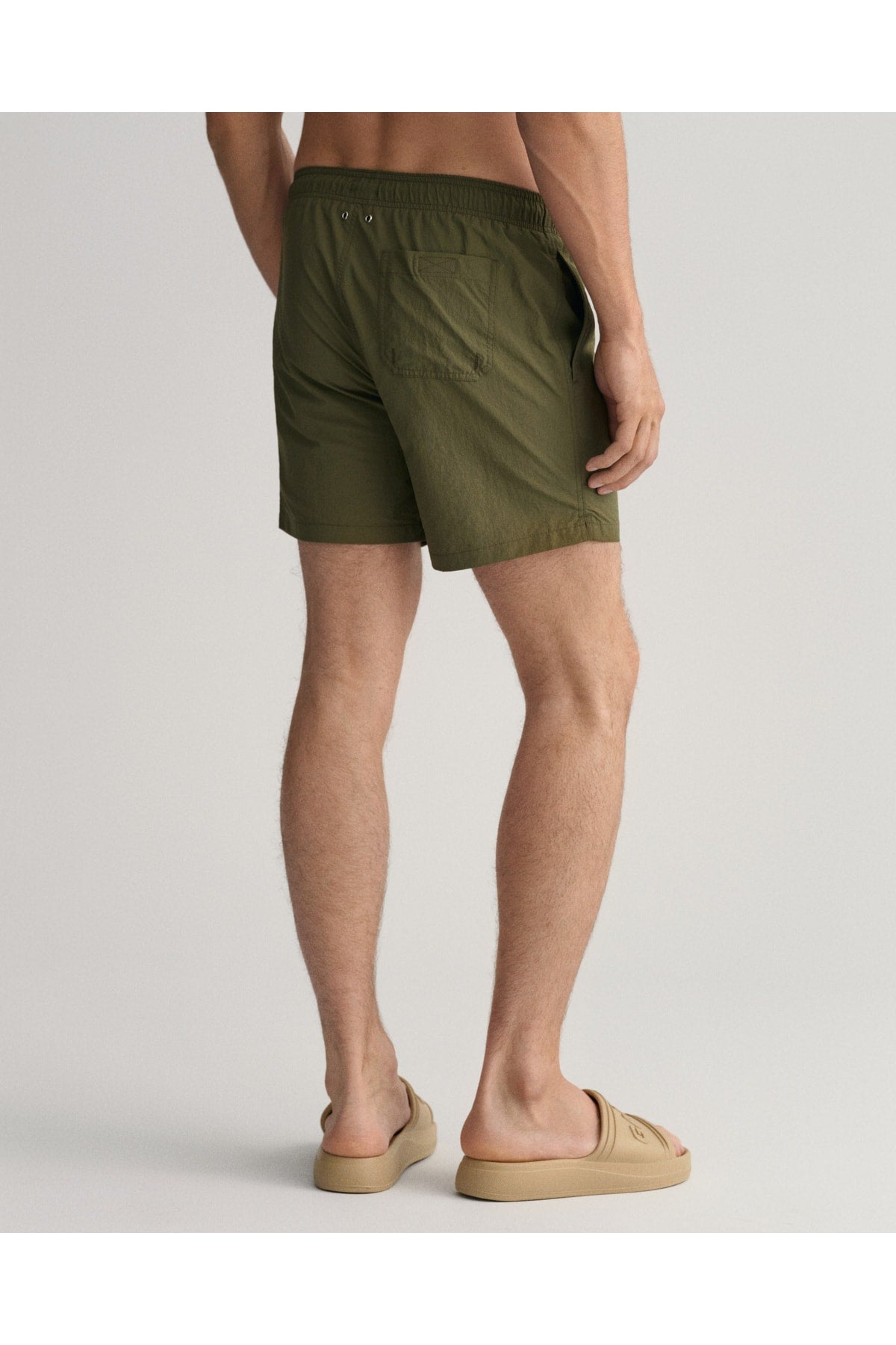 Men'S Green Classic Fit Swimsuit