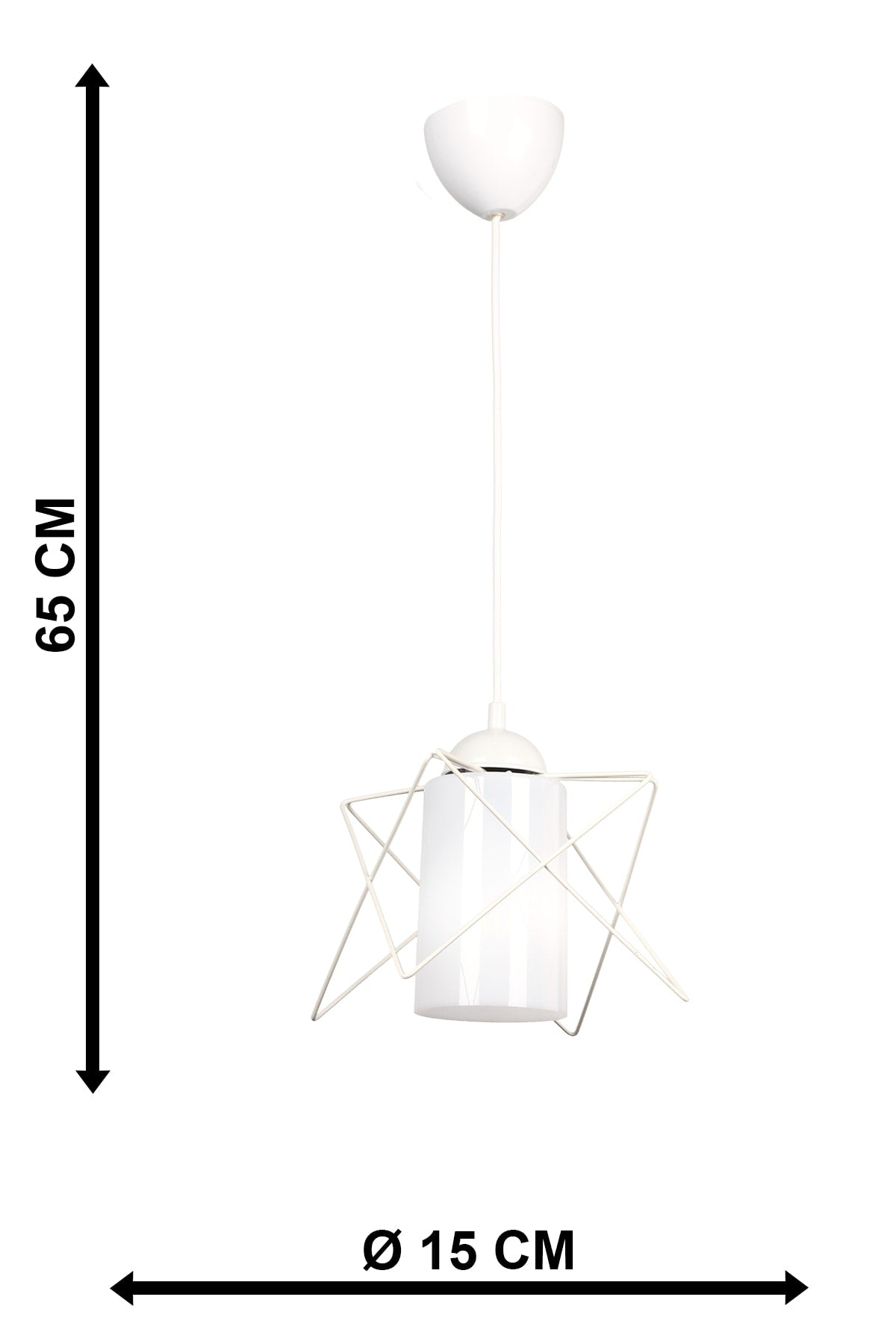 2 Pieces Modes Single White-White Acrylic