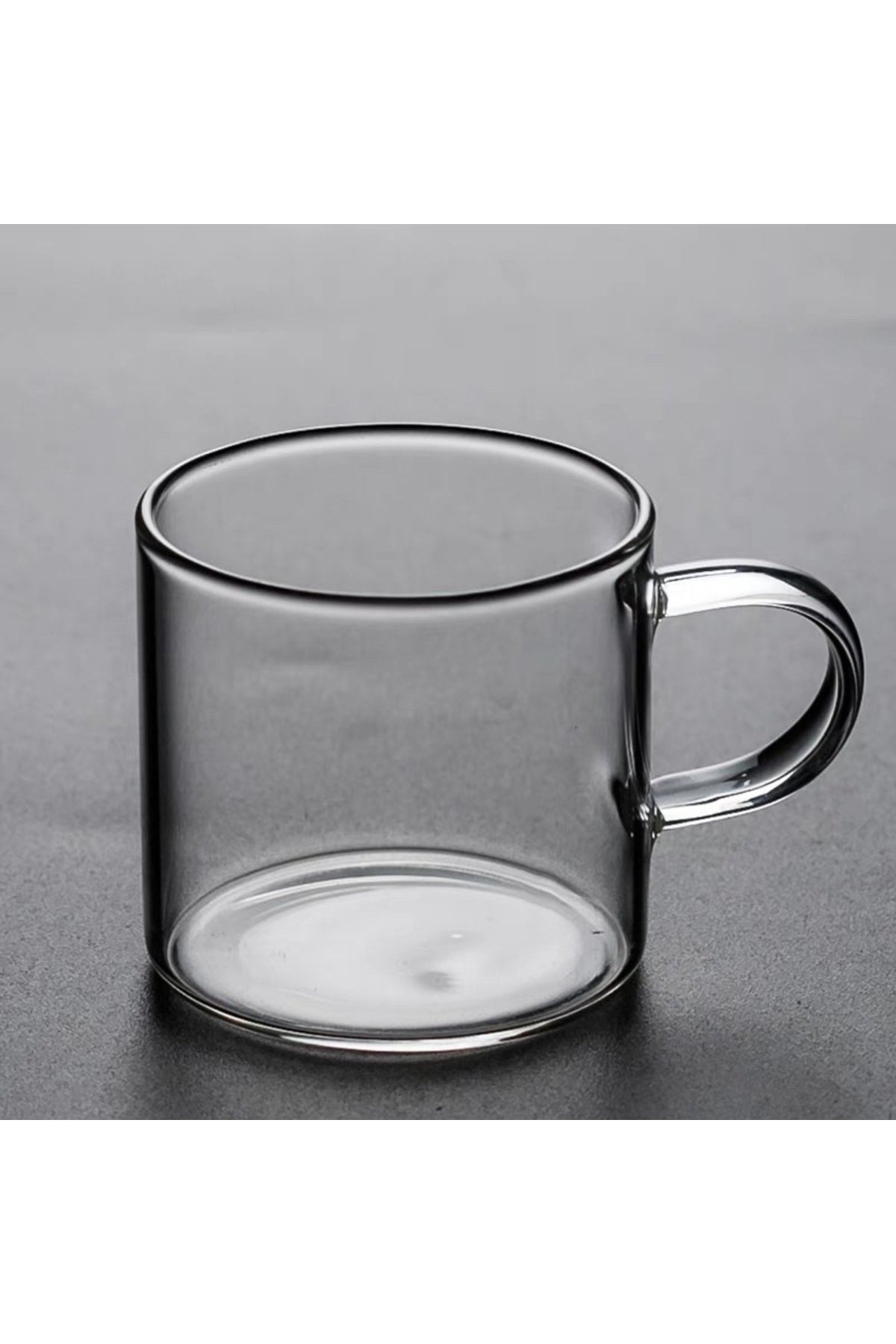 6 Piece Borosilicate 120 ml Glass Coffee and Tea Cup