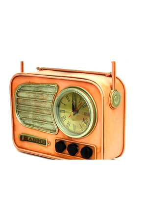 Decorative Radio Clock Piggy Bank