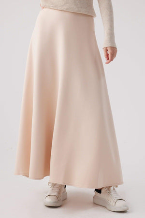 Beige Scuba Skirt - Swordslife