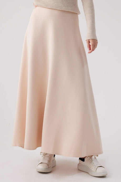 Beige Scuba Skirt - Swordslife