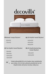 Micro Fitted Full Edge Waterproof Mattress Protector Mattress Cover Sheet White - Swordslife