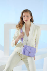 Print Lavender Women's Shoulder Bag 05PO23Y1726