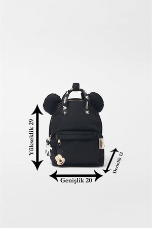 Kids Backpack With Mickey Mouse Detailed And Ears